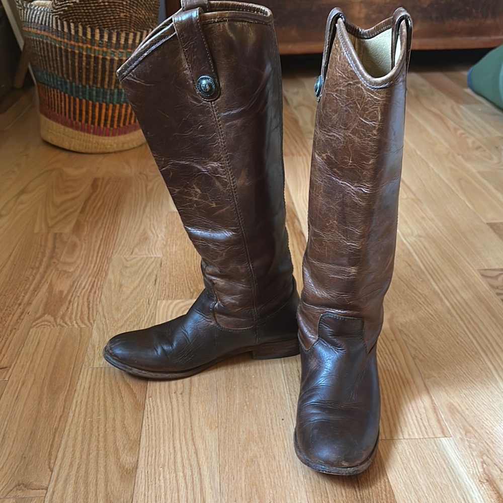 Brown Leather Frye boots